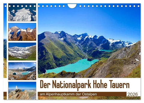 Der Nationalpark Hohe Tauern (Wandkalender 2026 DIN A4 quer), CALVENDO Monatskalender