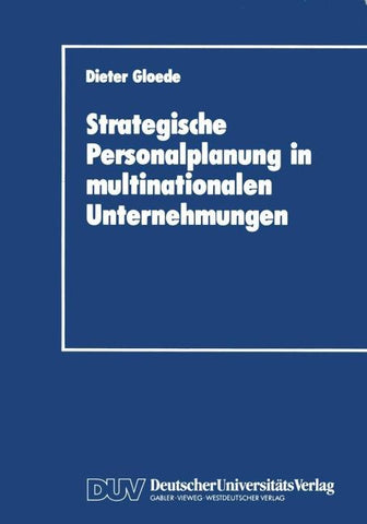 Strategische Personalplanung in multinationalen Unternehmungen