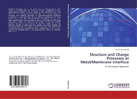 Structure and Charge Processes at Metal/Membrane Interface
