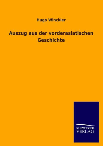Auszug aus der vorderasiatischen Geschichte