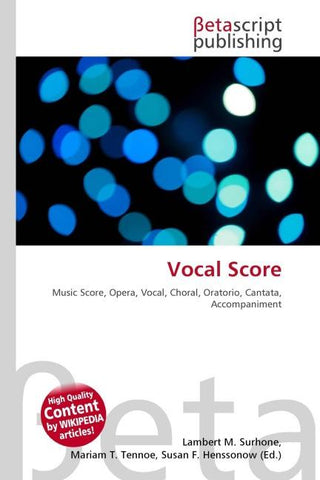 Vocal Score
