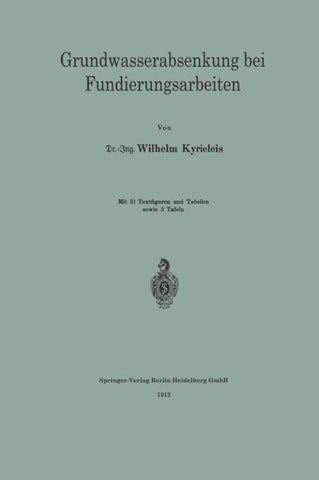 Grundwasserabsenkung bei Fundierungsarbeiten