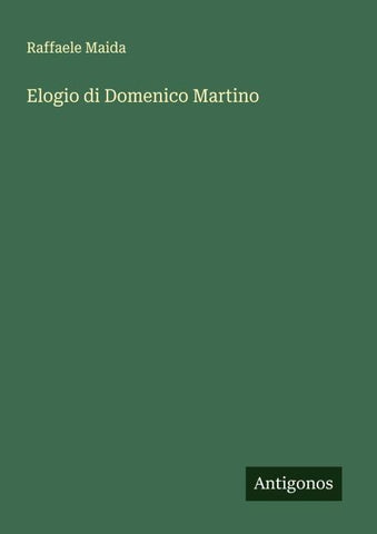 Elogio di Domenico Martino