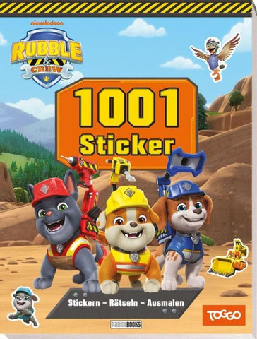 Rubble & Crew: 1001 Sticker: Stickern – Rätseln – Ausmalen