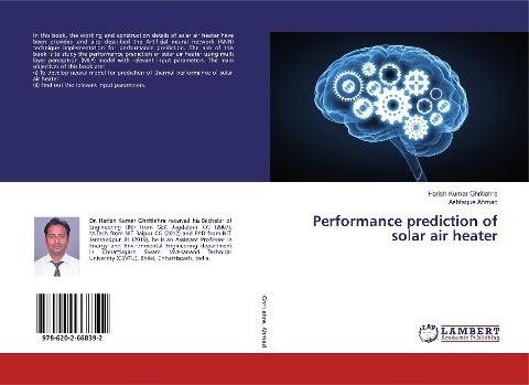 Performance prediction of solar air heater