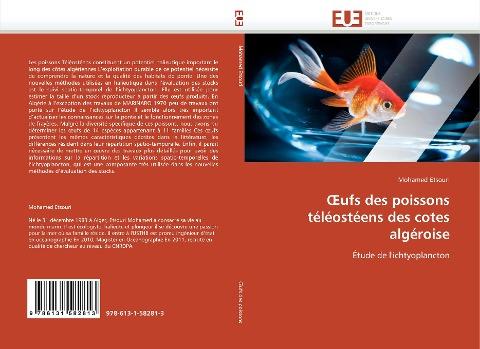 ¿ufs des poissons téléostéens des cotes algéroise