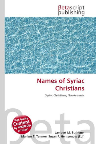 Names of Syriac Christians