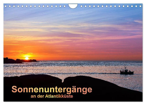 Sonnenuntergänge an der Atlantikküste (Wandkalender 2026 DIN A4 quer), CALVENDO Monatskalender