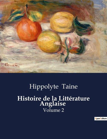 Histoire de la Littérature Anglaise