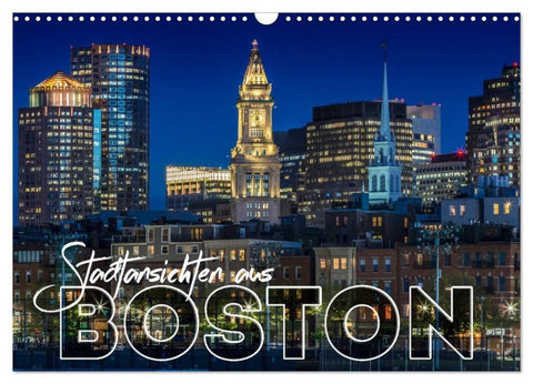 Stadtansichten aus Boston (Wandkalender 2026 DIN A3 quer), CALVENDO Monatskalender