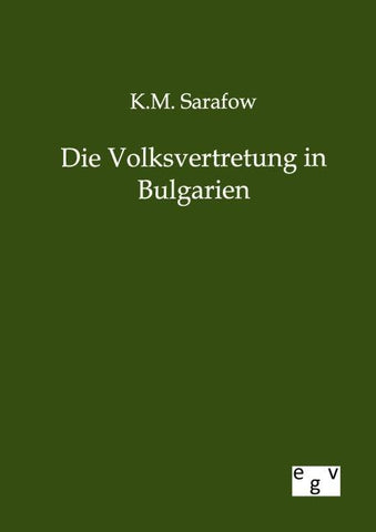 Die Volksvertretung in Bulgarien