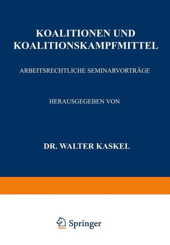 Koalitionen und Koalitionskampfmittel