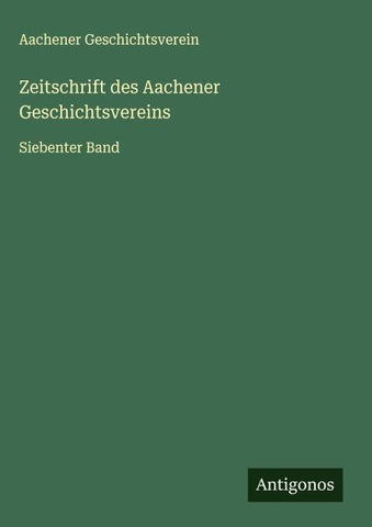 Zeitschrift des Aachener Geschichtsvereins
