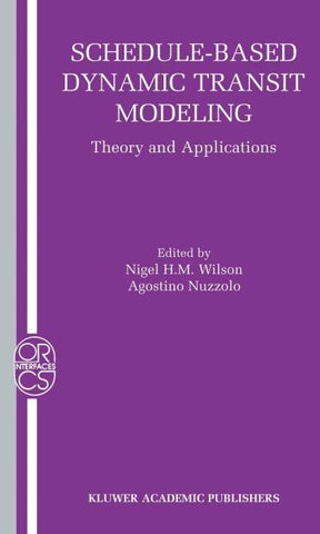 Schedule-Based Dynamic Transit Modeling