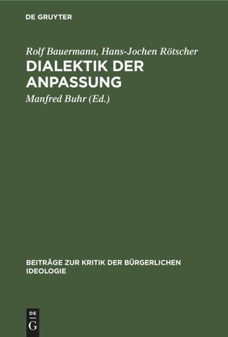 Dialektik der Anpassung