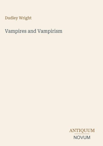 Vampires and Vampirism