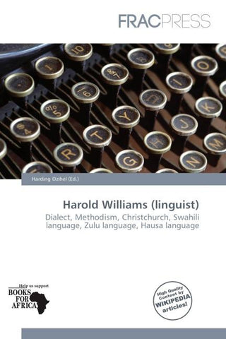 Harold Williams (linguist)