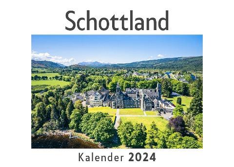 Schottland (Wandkalender 2024, Kalender DIN A4 quer, Monatskalender im Querformat mit Kalendarium, Das perfekte Geschenk)