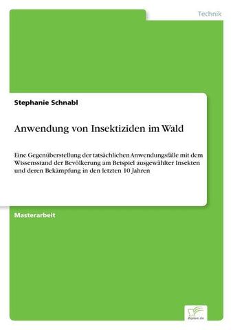 Anwendung von Insektiziden im Wald