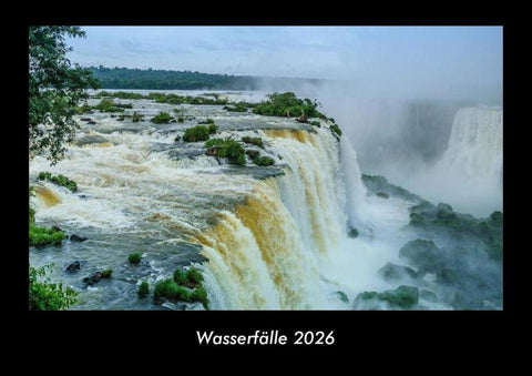Wasserfälle 2026 Fotokalender DIN A3
