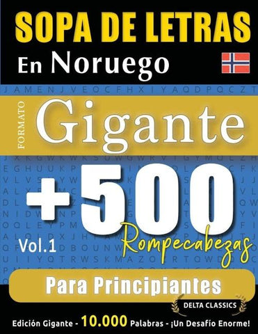 SOPA DE LETRAS EN NORUEGO FORMATO GIGANTE