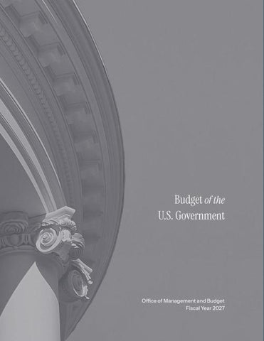 Budget of The U.S. Government, Fiscal Year 2027