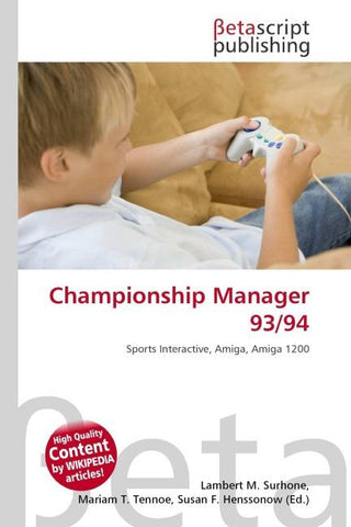 Championship Manager 93/94