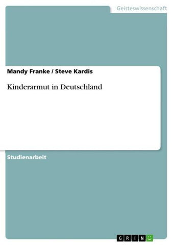 Kinderarmut in Deutschland