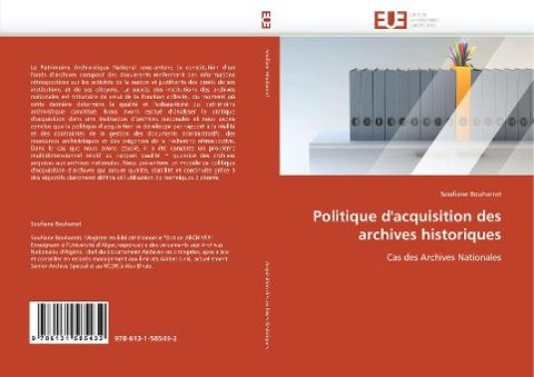 Politique d'acquisition des archives historiques