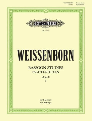 Fagott-Studien, Heft 1: Für Anfänger op. 8