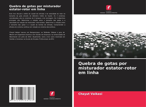 Quebra de gotas por misturador estator-rotor em linha