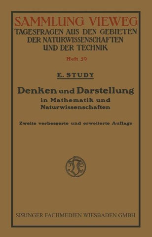 Denken und Darstellung in Mathematik und Naturwissenschaften