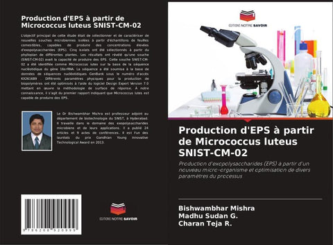 Production d'EPS à partir de Micrococcus luteus SNIST-CM-02