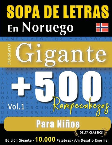 SOPA DE LETRAS EN NORUEGO FORMATO GIGANTE