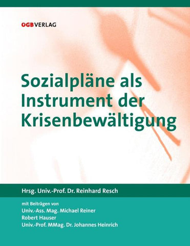Sozialpläne als Instrument der Krisenbewältigung