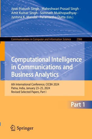 Computational Intelligence in Communications and Business Analytics