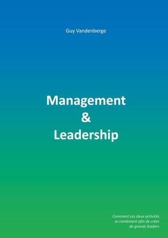 Management & Leadership