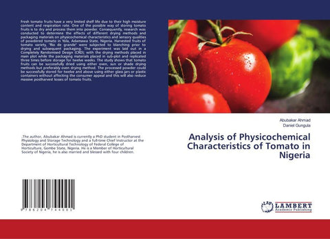 Analysis of Physicochemical Characteristics of Tomato in Nigeria