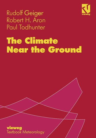 The Climate Near the Ground