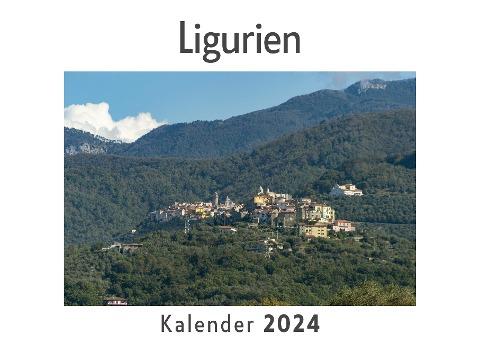 Ligurien (Wandkalender 2024, Kalender DIN A4 quer, Monatskalender im Querformat mit Kalendarium, Das perfekte Geschenk)