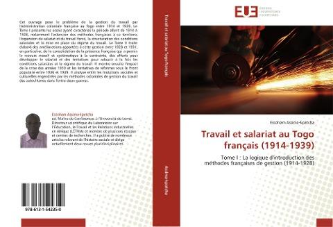 Travail et salariat au Togo français (1914-1939)