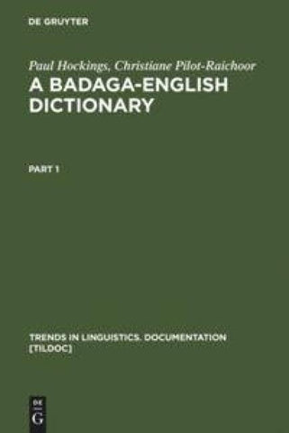 A Badaga-English Dictionary