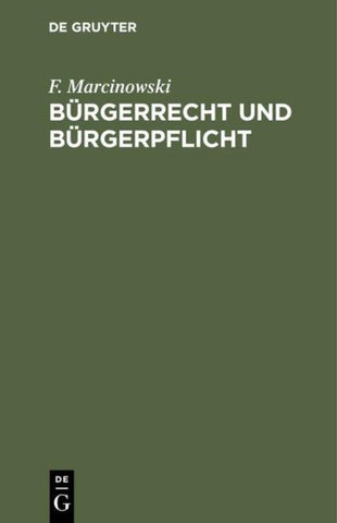Bürgerrecht und Bürgerpflicht