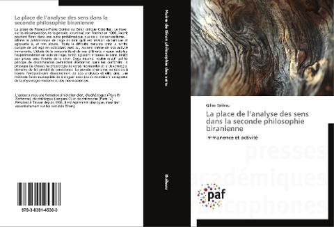 La place de l'analyse des sens dans la seconde philosophie biranienne