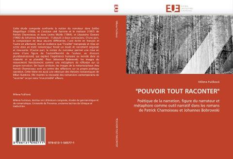 "POUVOIR TOUT RACONTER"