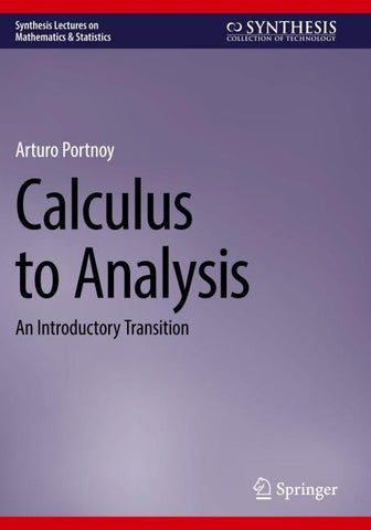 Calculus to Analysis