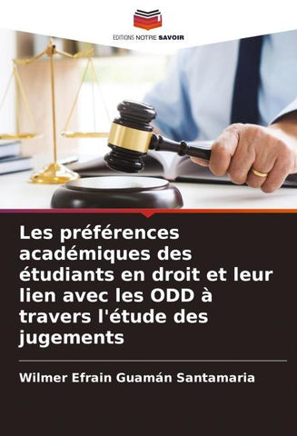 Les préférences académiques des étudiants en droit et leur lien avec les ODD à travers l'étude des jugements