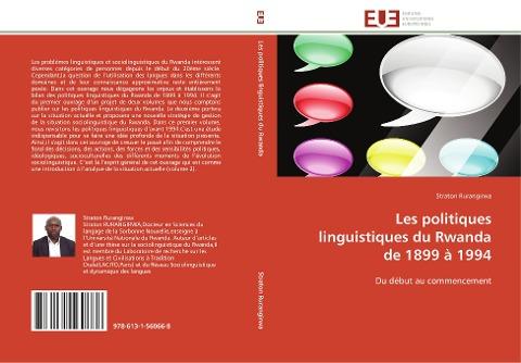 Les politiques linguistiques du Rwanda de 1899 à 1994