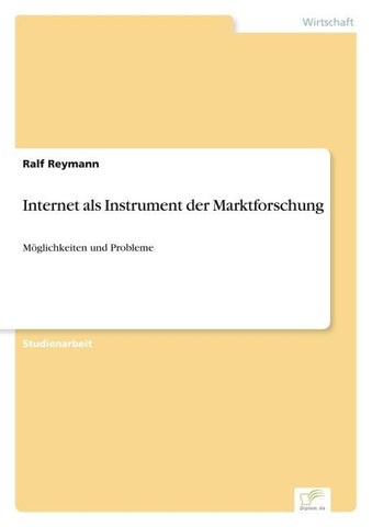 Internet als Instrument der Marktforschung