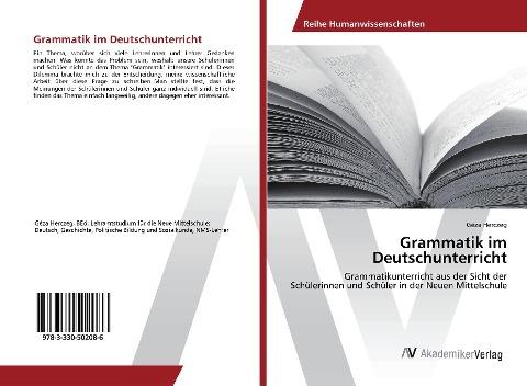 Grammatik im Deutschunterricht
